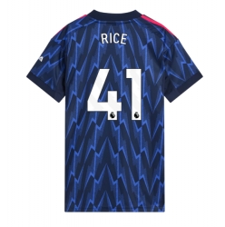 Strój piłkarski Arsenal Declan Rice #41 Koszulka Wyjazdowej damskie 2025-26 Krótki Rękaw