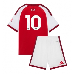 Strój piłkarski Arsenal Eberechi Eze #10 Koszulka Podstawowej dziecięce 2026-27 Krótki Rękaw (+ Krótkie spodenki)