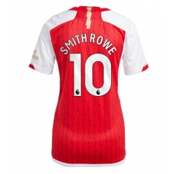 Strój piłkarski Arsenal Emile Smith Rowe #10 Koszulka Podstawowej damskie 2023-24 Krótki Rękaw