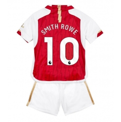 Strój piłkarski Arsenal Emile Smith Rowe #10 Koszulka Podstawowej dziecięce 2023-24 Krótki Rękaw (+ Krótkie spodenki)
