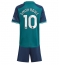 Strój piłkarski Arsenal Emile Smith Rowe #10 Koszulka Trzeciej dziecięce 2023-24 Krótki Rękaw (+ Krótkie spodenki)