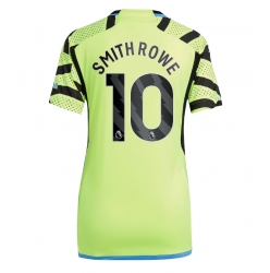 Strój piłkarski Arsenal Emile Smith Rowe #10 Koszulka Wyjazdowej damskie 2023-24 Krótki Rękaw