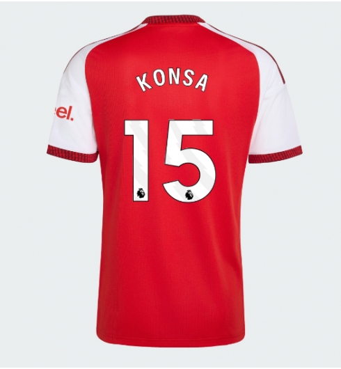 Strój piłkarski Arsenal Ezri Konsa #15 Koszulka Podstawowej 2026-27 Krótki Rękaw Strój piłkarski Arsenal Ezri Konsa #15 Koszulka Podstawowej 2026-27 Krótki Rękaw