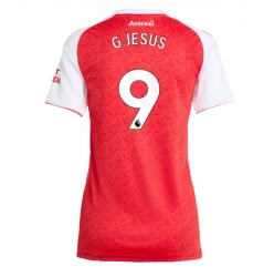 Strój piłkarski Arsenal Gabriel Jesus #9 Koszulka Podstawowej damskie 2025-26 Krótki Rękaw