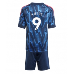 Strój piłkarski Arsenal Gabriel Jesus #9 Koszulka Wyjazdowej dziecięce 2025-26 Krótki Rękaw (+ Krótkie spodenki)
