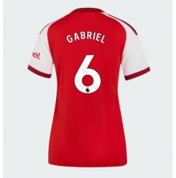Strój piłkarski Arsenal Gabriel Magalhaes #6 Koszulka Podstawowej damskie 2026-27 Krótki Rękaw