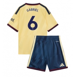 Strój piłkarski Arsenal Gabriel Magalhaes #6 Koszulka Trzeciej dziecięce 2026-27 Krótki Rękaw (+ Krótkie spodenki)