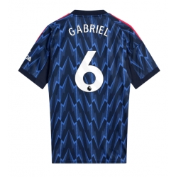 Strój piłkarski Arsenal Gabriel Magalhaes #6 Koszulka Wyjazdowej 2025-26 Krótki Rękaw