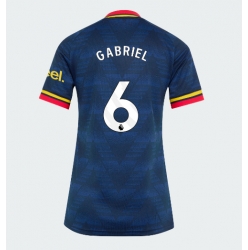 Strój piłkarski Arsenal Gabriel Magalhaes #6 Koszulka Wyjazdowej damskie 2026-27 Krótki Rękaw