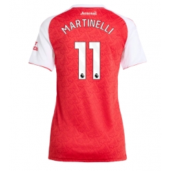 Strój piłkarski Arsenal Gabriel Martinelli #11 Koszulka Podstawowej damskie 2025-26 Krótki Rękaw