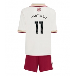 Strój piłkarski Arsenal Gabriel Martinelli #11 Koszulka Trzeciej dziecięce 2025-26 Krótki Rękaw (+ Krótkie spodenki)