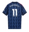 Strój piłkarski Arsenal Gabriel Martinelli #11 Koszulka Wyjazdowej 2025-26 Krótki Rękaw