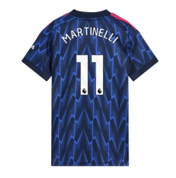 Strój piłkarski Arsenal Gabriel Martinelli #11 Koszulka Wyjazdowej damskie 2025-26 Krótki Rękaw