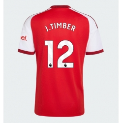 Strój piłkarski Arsenal Jurrien Timber #12 Koszulka Podstawowej 2026-27 Krótki Rękaw