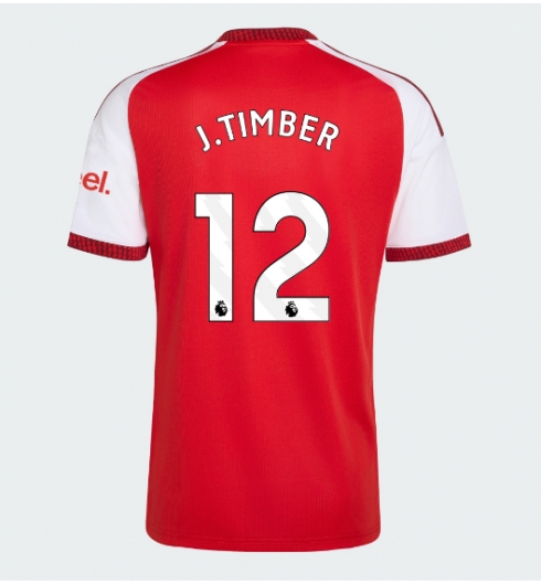 Strój piłkarski Arsenal Jurrien Timber #12 Koszulka Podstawowej 2026-27 Krótki Rękaw Strój piłkarski Arsenal Jurrien Timber #12 Koszulka Podstawowej 2026-27 Krótki Rękaw