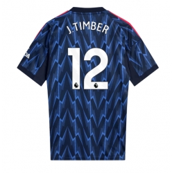 Strój piłkarski Arsenal Jurrien Timber #12 Koszulka Wyjazdowej 2025-26 Krótki Rękaw