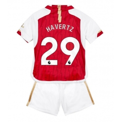 Strój piłkarski Arsenal Kai Havertz #29 Koszulka Podstawowej dziecięce 2023-24 Krótki Rękaw (+ Krótkie spodenki)