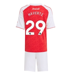 Strój piłkarski Arsenal Kai Havertz #29 Koszulka Podstawowej dziecięce 2025-26 Krótki Rękaw (+ Krótkie spodenki)