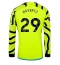 Strój piłkarski Arsenal Kai Havertz #29 Koszulka Wyjazdowej 2023-24 Długi Rękaw