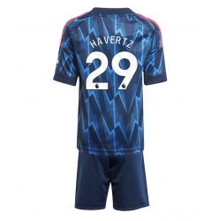 Strój piłkarski Arsenal Kai Havertz #29 Koszulka Wyjazdowej dziecięce 2025-26 Krótki Rękaw (+ Krótkie spodenki)