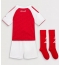 Strój piłkarski Arsenal Koszulka Podstawowej dziecięce 2025-26 Krótki Rękaw (+ Krótkie spodenki)