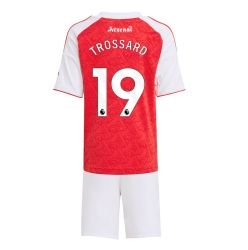 Strój piłkarski Arsenal Leandro Trossard #19 Koszulka Podstawowej dziecięce 2025-26 Krótki Rękaw (+ Krótkie spodenki)