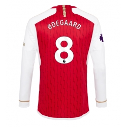 Strój piłkarski Arsenal Martin Odegaard #8 Koszulka Podstawowej 2023-24 Długi Rękaw