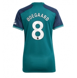 Strój piłkarski Arsenal Martin Odegaard #8 Koszulka Trzeciej damskie 2023-24 Krótki Rękaw