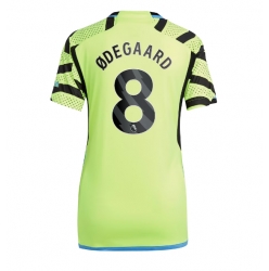 Strój piłkarski Arsenal Martin Odegaard #8 Koszulka Wyjazdowej damskie 2023-24 Krótki Rękaw