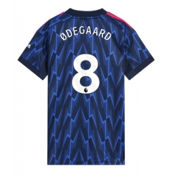 Strój piłkarski Arsenal Martin Odegaard #8 Koszulka Wyjazdowej damskie 2025-26 Krótki Rękaw