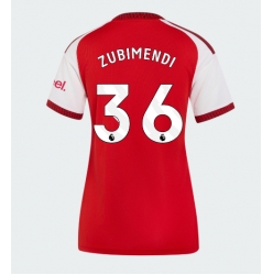 Strój piłkarski Arsenal Martin Zubimendi #36 Koszulka Podstawowej damskie 2026-27 Krótki Rękaw
