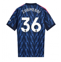 Strój piłkarski Arsenal Martin Zubimendi #36 Koszulka Wyjazdowej 2025-26 Krótki Rękaw
