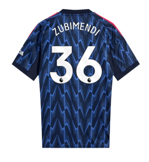 Strój piłkarski Arsenal Martin Zubimendi #36 Koszulka Wyjazdowej 2025-26 Krótki Rękaw Strój piłkarski Arsenal Martin Zubimendi #36 Koszulka Wyjazdowej 2025-26 Krótki Rękaw