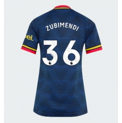 Strój piłkarski Arsenal Martin Zubimendi #36 Koszulka Wyjazdowej damskie 2026-27 Krótki Rękaw