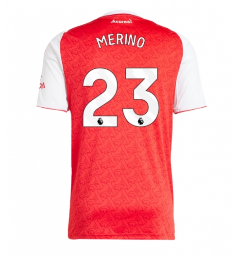 Strój piłkarski Arsenal Mikel Merino #23 Koszulka Podstawowej 2025-26 Krótki Rękaw Strój piłkarski Arsenal Mikel Merino #23 Koszulka Podstawowej 2025-26 Krótki Rękaw