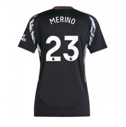 Strój piłkarski Arsenal Mikel Merino #23 Koszulka Wyjazdowej damskie 2024-25 Krótki Rękaw
