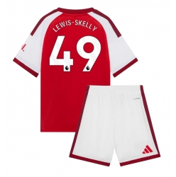 Strój piłkarski Arsenal Myles Lewis-Skelly #49 Koszulka Podstawowej dziecięce 2026-27 Krótki Rękaw (+ Krótkie spodenki)