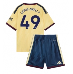 Strój piłkarski Arsenal Myles Lewis-Skelly #49 Koszulka Trzeciej dziecięce 2026-27 Krótki Rękaw (+ Krótkie spodenki)
