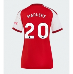 Strój piłkarski Arsenal Noni Madueke #20 Koszulka Podstawowej damskie 2026-27 Krótki Rękaw