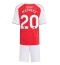 Strój piłkarski Arsenal Noni Madueke #20 Koszulka Podstawowej dziecięce 2025-26 Krótki Rękaw (+ Krótkie spodenki)