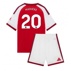 Strój piłkarski Arsenal Noni Madueke #20 Koszulka Podstawowej dziecięce 2026-27 Krótki Rękaw (+ Krótkie spodenki)