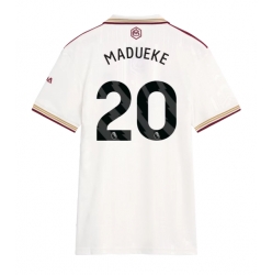Strój piłkarski Arsenal Noni Madueke #20 Koszulka Trzeciej damskie 2025-26 Krótki Rękaw