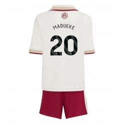 Strój piłkarski Arsenal Noni Madueke #20 Koszulka Trzeciej dziecięce 2025-26 Krótki Rękaw (+ Krótkie spodenki)