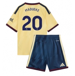 Strój piłkarski Arsenal Noni Madueke #20 Koszulka Trzeciej dziecięce 2026-27 Krótki Rękaw (+ Krótkie spodenki)