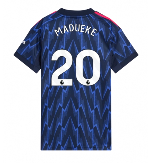 Strój piłkarski Arsenal Noni Madueke #20 Koszulka Wyjazdowej damskie 2025-26 Krótki Rękaw Strój piłkarski Arsenal Noni Madueke #20 Koszulka Wyjazdowej damskie 2025-26 Krótki Rękaw