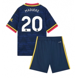 Strój piłkarski Arsenal Noni Madueke #20 Koszulka Wyjazdowej dziecięce 2026-27 Krótki Rękaw (+ Krótkie spodenki)