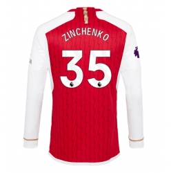 Strój piłkarski Arsenal Oleksandr Zinchenko #35 Koszulka Podstawowej 2023-24 Długi Rękaw