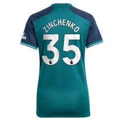 Strój piłkarski Arsenal Oleksandr Zinchenko #35 Koszulka Trzeciej damskie 2023-24 Krótki Rękaw