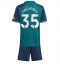 Strój piłkarski Arsenal Oleksandr Zinchenko #35 Koszulka Trzeciej dziecięce 2023-24 Krótki Rękaw (+ Krótkie spodenki)