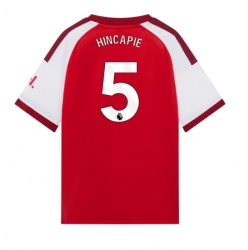 Strój piłkarski Arsenal Piero Hincapie #5 Koszulka Podstawowej dziecięce 2026-27 Krótki Rękaw (+ Krótkie spodenki)
